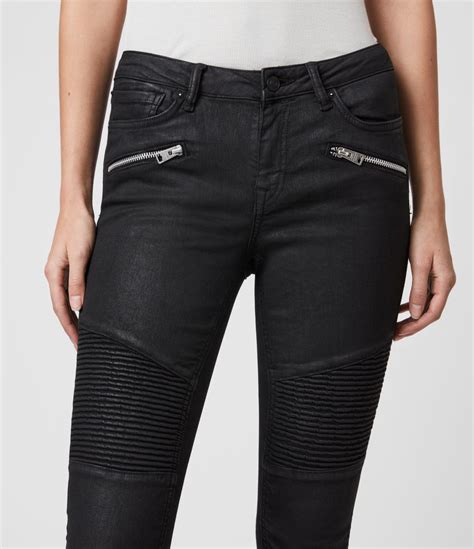 all saints black jeans womens|all saints skinny fit jeans.